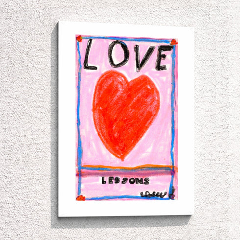 Wall hung love word art - Shop love art print by Kerri Rosenthal.