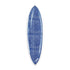 Decorative jayney denim blue surfboard in vibrant coastal charm to any room - Shop surfboards by Kerri Rosenthal