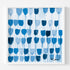Delft tulips navy blue wall art print - Perfect wall artwork for home decor by Kerri Rosenthal