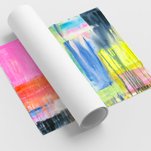 Don’t Rain On My Parade multicolor wall art print - Shop unique wall decor for the living room, bedroom, or any space by Kerri Rosenthal