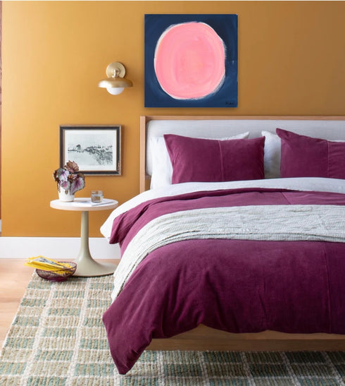 Dot - Bubblegum Indigo Art Print