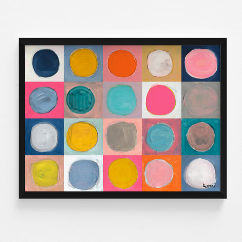 Dots For Daze Horizontal Art Print