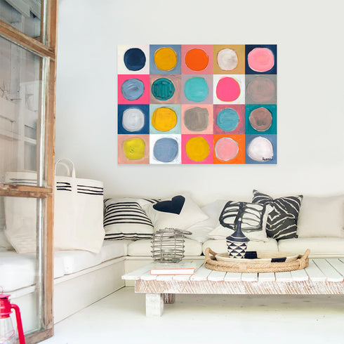 Dots For Daze Horizontal Art Print