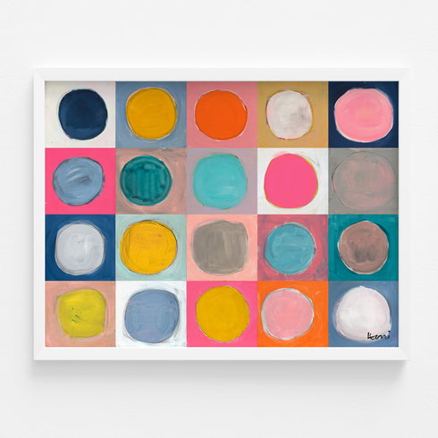Dots For Daze Horizontal Art Print