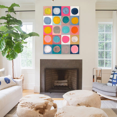 Dots For Daze Vertical Art Print