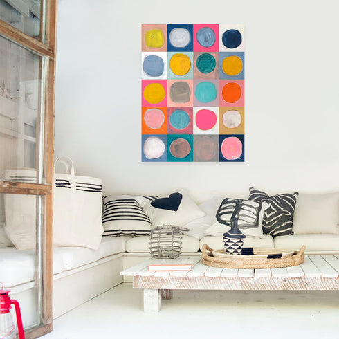 Dots For Daze Vertical Art Print