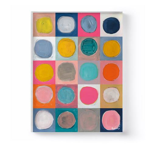 Dots For Daze Vertical Art Print