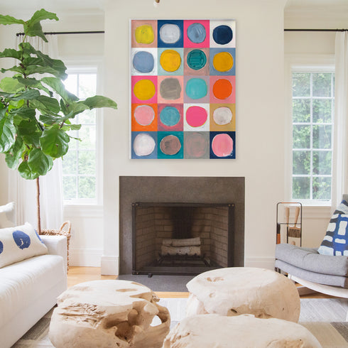 Dots For Daze Vertical Art Print