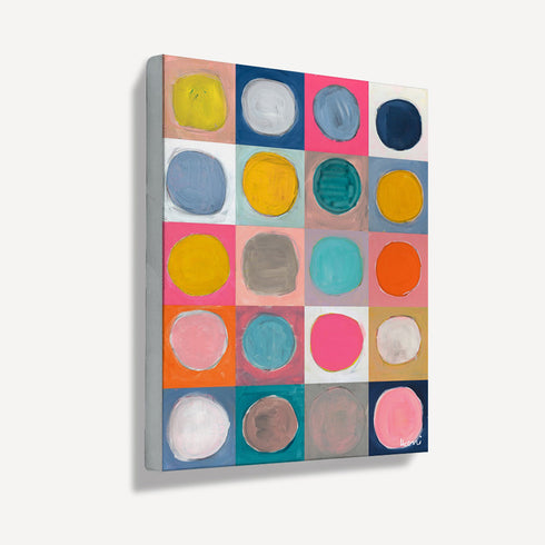 Dots For Daze Vertical Art Print