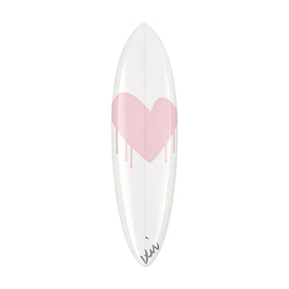 Drippy Heart Rare Love Surfboard