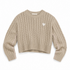 Dune beige color sweater in 100% cotton - Shop women's sweaters by Kerri Rosenthal.