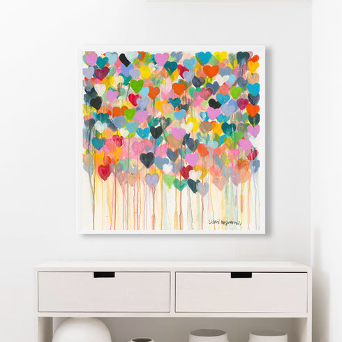 Everything She Does Is Magic colorful Art Print by Kerri Rosenthal - Unique artwork for living room decor