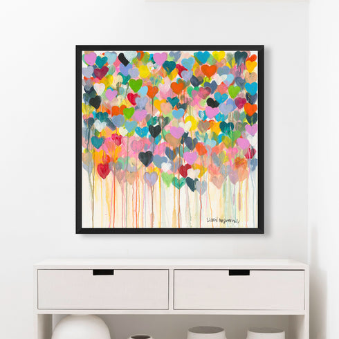 Everything She Does Is Magic colorful Art Print by Kerri Rosenthal - Unique artwork for living room decor