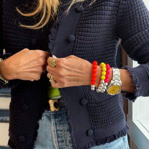 Silver Pearl Bracelet