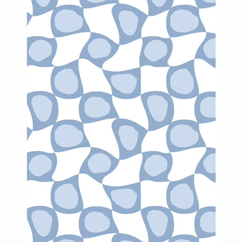 Unique High quality blue funky dots eco-friendly Wallpaper by Kerri Rosenthal - designer wall paper