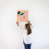 Falling In Love is an original painting inspired home interiors for modern living spaces by Kerri Rosenthal