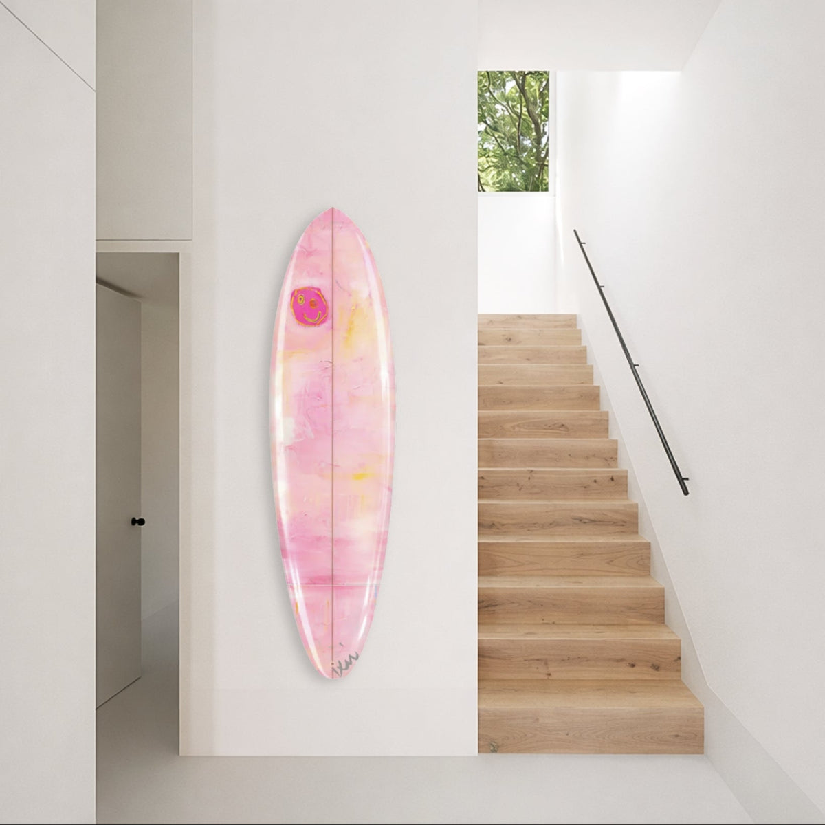 Find Happy Rosey Pink Surfboard – KERRI ROSENTHAL