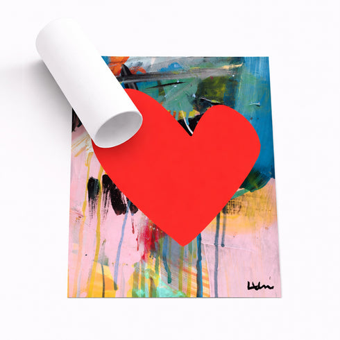 First Draft, Best Draft multicolor wall art print roll