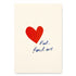 Fool For Love colorful card, cute Kerri's "Fool for Love" mini art on a card by Kerri Rosenthal
