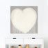 Fuzzy Lovey white and grey wall art print - Perfect artwork for living room decor. Modern wall art print artwork by Kerri Rosenthal