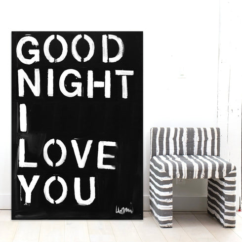 Good Night I Love You Art Print