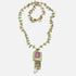 Gem pendant necklace with green and amethyst beads - Shop cute auorora necklace by Kerri Rosenthal.