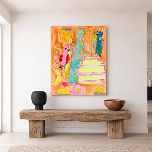 Going Bananas Too Art Print