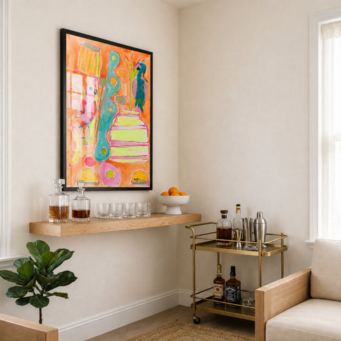 Going Bananas Too Art Print