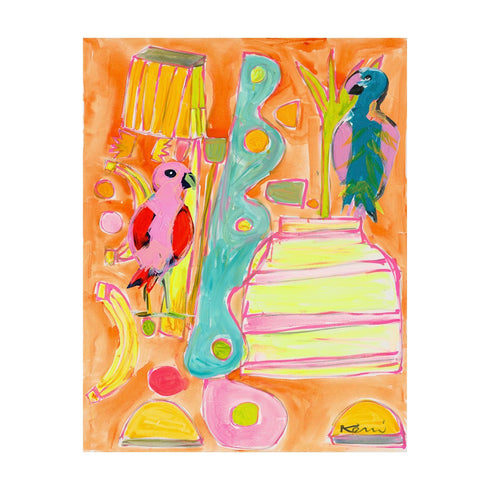 Going Bananas Too Art Print