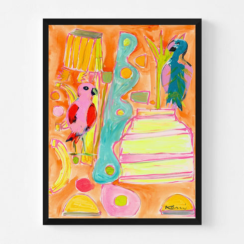 Going Bananas Too Art Print