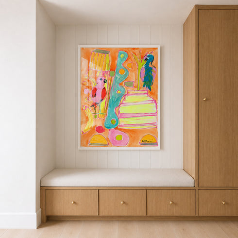 Going Bananas Too Art Print