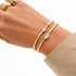 One stone with cushion-cut-diamond bangle bracelet - Shop 14-karat yellow gold bracelet by Kerri Rosenthal.