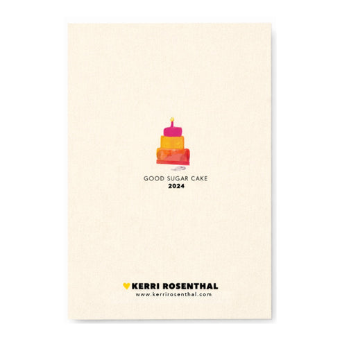 Good Sugar Cake Card by Kerri Rosenthal, additional view