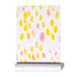 Happy Hour yellow and white wallpaper made on standard clay-coated ground by Kerri Rosenthal