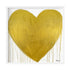 Heart Of Gold Drippy Heart Art Print