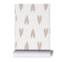 Heart Ikat natural cute decorative wallpaper by Kerri Rosenthal