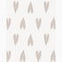Heart Ikat natural modern wall paper by Kerri Rosenthal