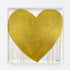 Heart of Gold Drippy Heart wall art print artwork - Shop minimalist artwork decor by Kerri Rosenthal