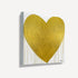 Heart of Gold Drippy Heart wall art print artwork - Shop minimalist artwork decor by Kerri Rosenthal