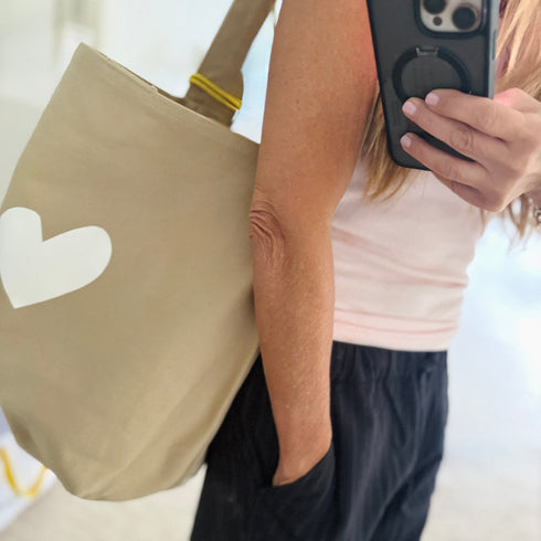 KR Imperfect Heart Hobo Tote