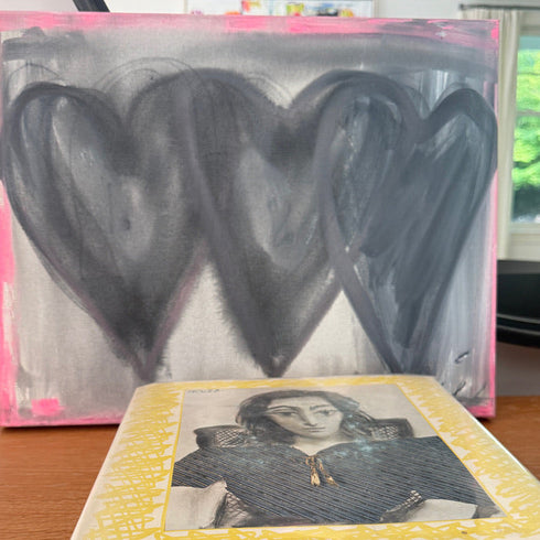Holding Hearts Original Painting