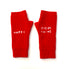 Happy everything red smittens fingerless gloves made from a soft cotton-cashmere blend - Shop cute women’s mittens and gloves by Kerri Rosenthal