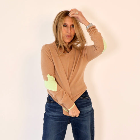 Patchwork Cashmere Sweater