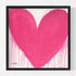 In My Heart Pink Art Print Artwork by Kerri Rosenthal for living room wall decor