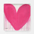 In My Heart Pink Art Print Artwork by Kerri Rosenthal for living room wall decor