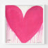 In My Heart Pink Art Print Artwork by Kerri Rosenthal for living room wall decor