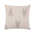 Ikat Heart natural square throw pillows for living room decor - Shop cute decorative throw pillows by Kerri Rosenthal