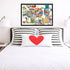 Imperfect red heart lumbar throw pillows in linen - Shop designer throw pillows
by Kerri Rosenthal