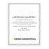 Special anniversary edition note included with the Perfectly Imperfect mini print