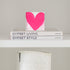 In My Heart Drippy Heart Block of Love by Kerri Rosenthal. A cute, unique gift, home decor art for a nightstand, bookshelf or coffee table.
